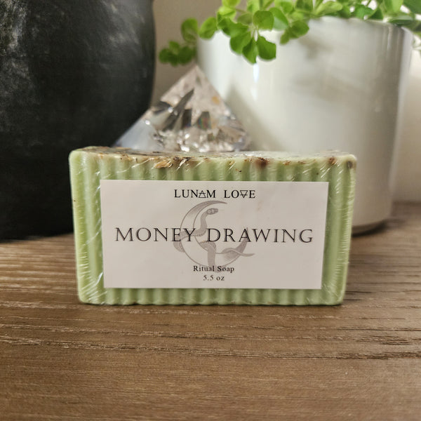 Money Soap, Energy Tool for Manifesting, Money Flow, READ Item Description  Single Bar 