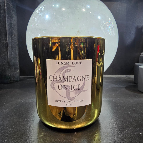 Champagne on Ice Ritual Candle - Lunam Love Champagne on Ice Ritual Candle - Lunam Love