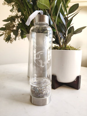 Crystal Water Bottle, Aura Labradorite