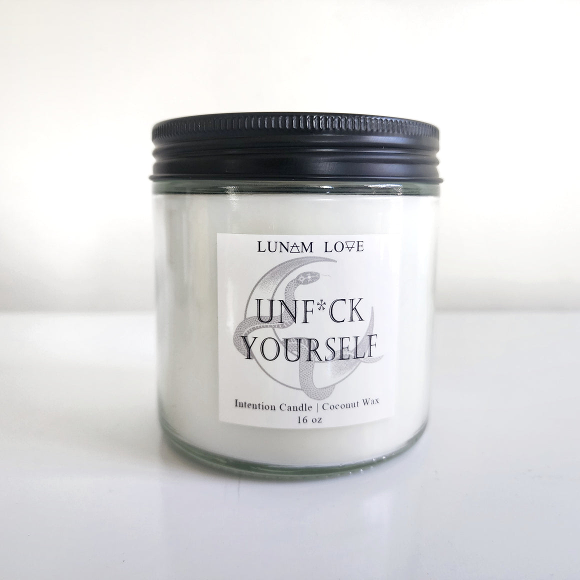 Unf*ck Yourself Candle, Glass