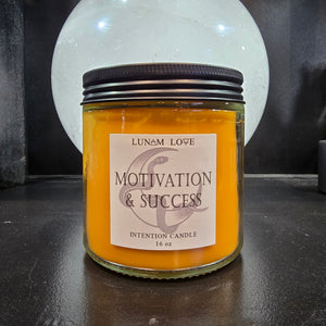 Motivation and Success Candle