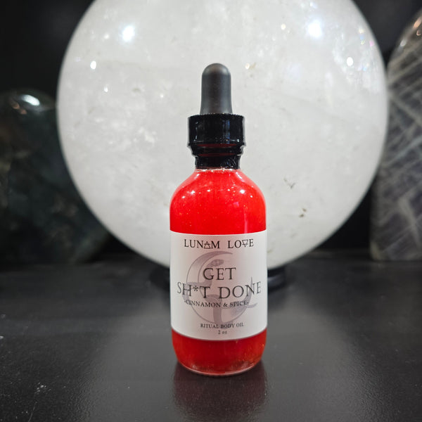 Get Sh*t Done Ritual Body Oil - Lunam Love