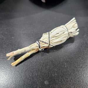 Mini White Sage Bundle (Black String)
