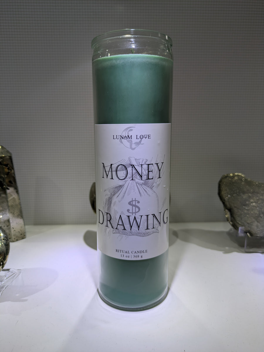 Money Drawing Ritual Candle