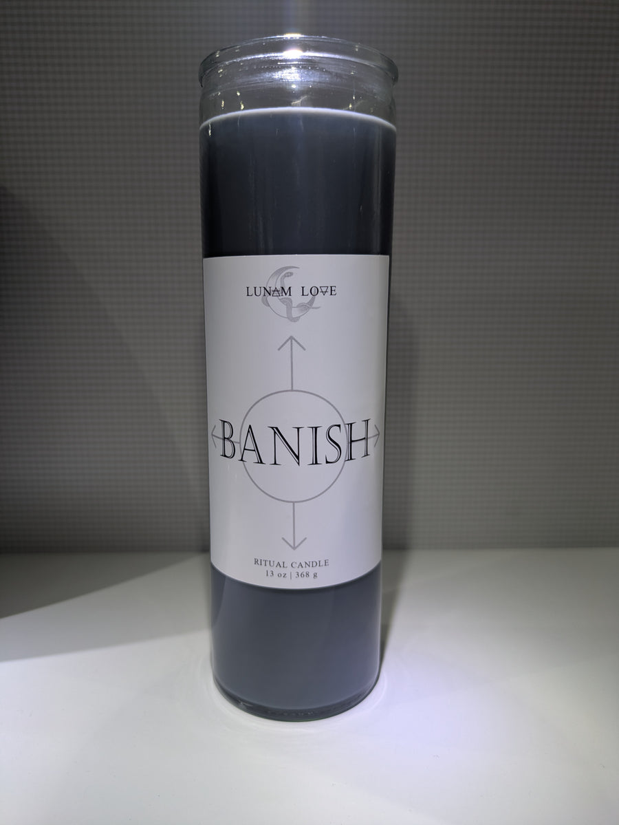 Banish Ritual Candle