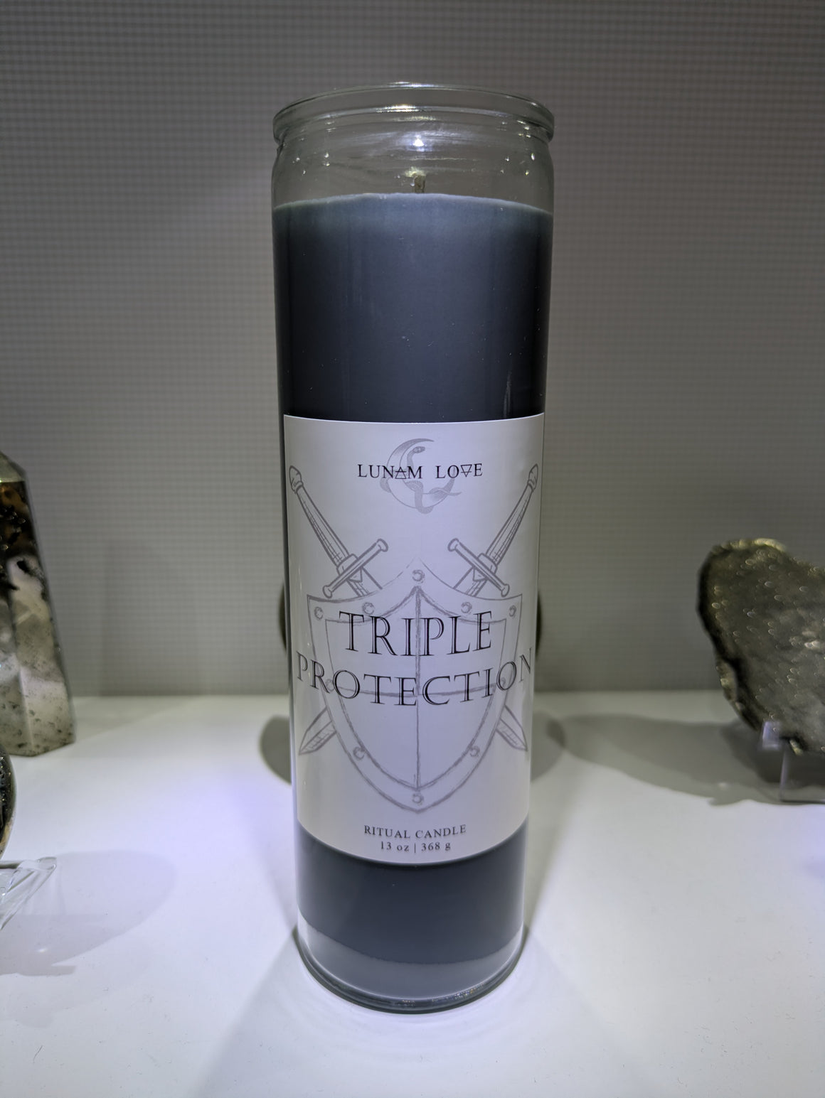 Triple Protection Ritual Candle