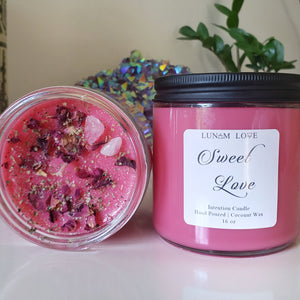 Sweet Love Candle, Glass