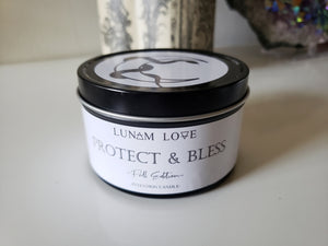 Protect and Bless Candle, Tin