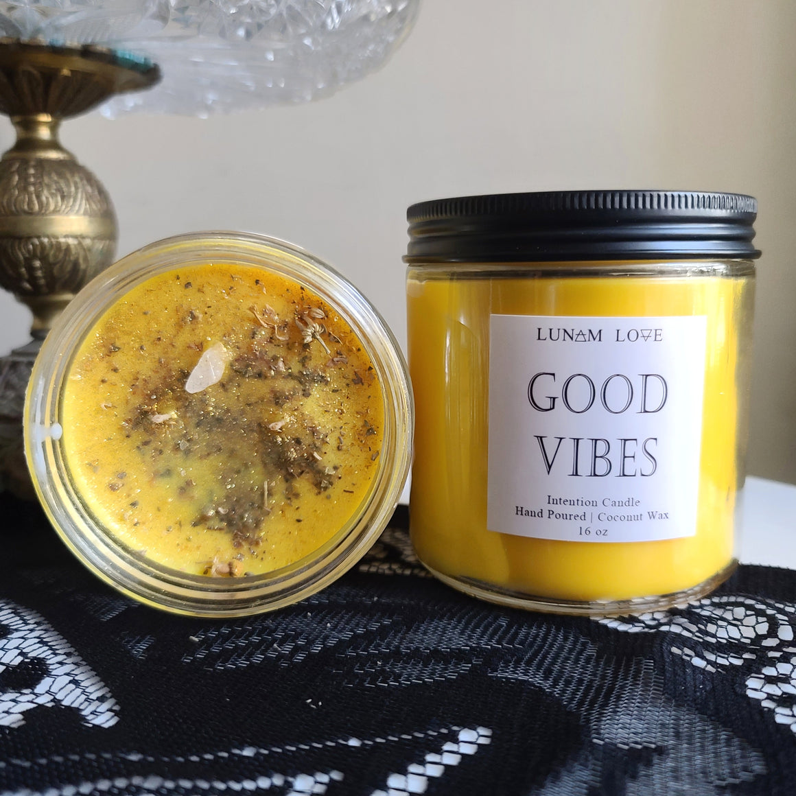 Good Vibes Candle, Glass