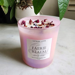 Faerie Realm Glass Candle, 16 oz